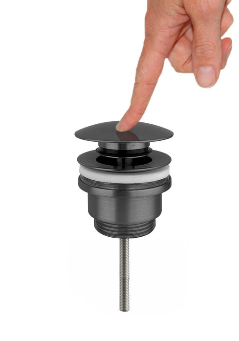 Best-Design Moya clic-waste z/overloop 5/4 Gunmetal