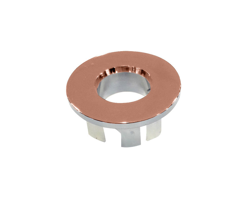 Best-Design Lyon Glans-Rose-Goud inzet/overloop ring (open) tbv.wastafel/kom