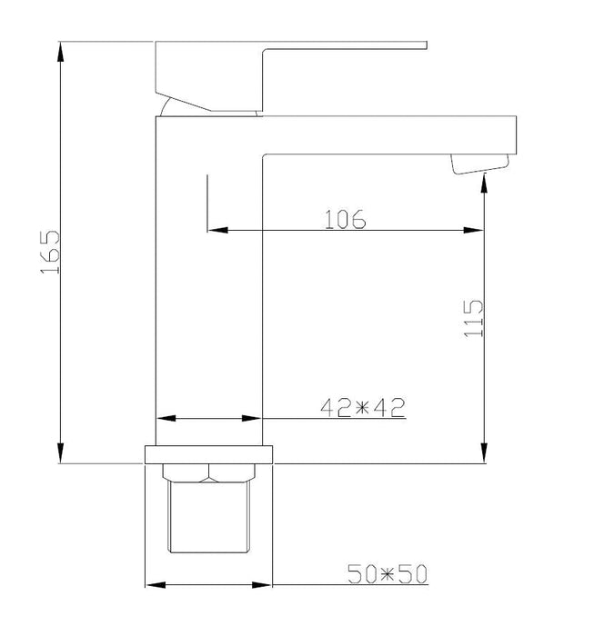 Best-Design Wastafelmengkraan Grosio Nero Mat-Zwart
