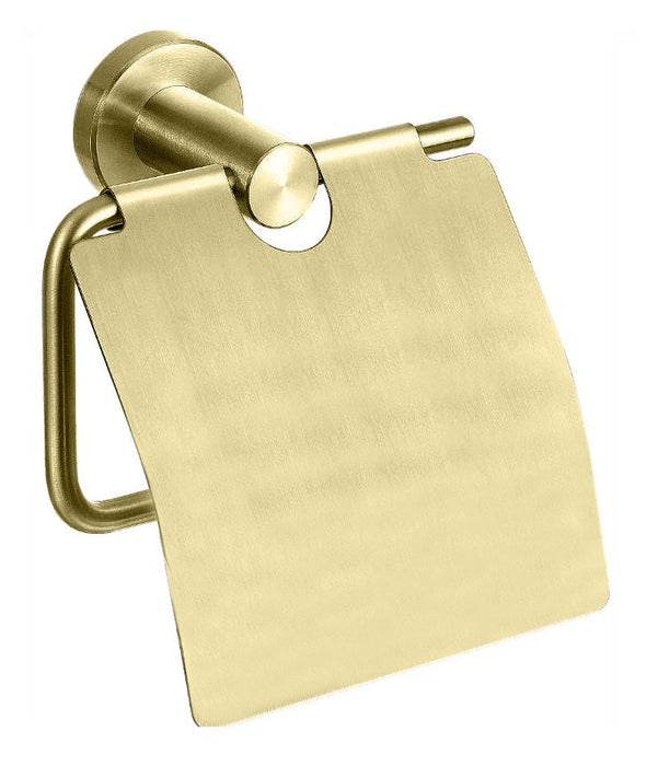 Best-Design Nancy toiletrolhouder met klep mat-goud