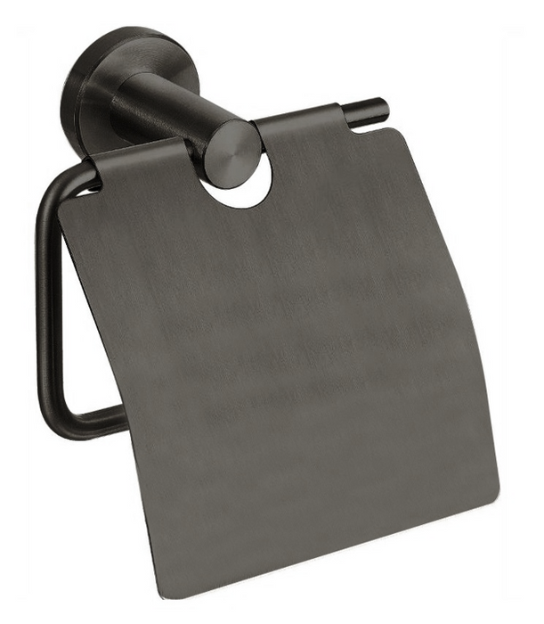 Best-Design Moya toiletrolhouder met klep gunmetal