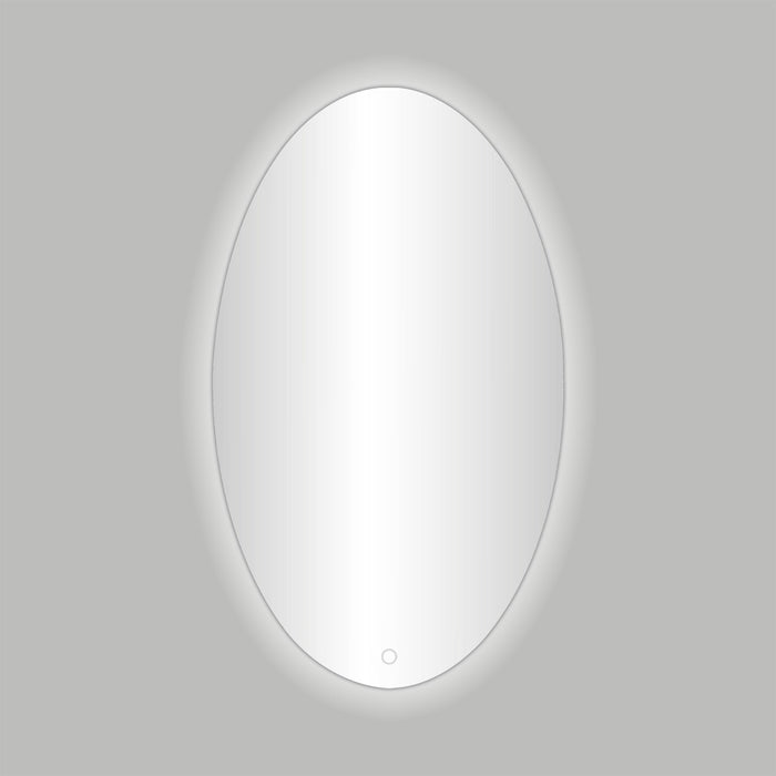 Best-Design Divo-60 ovale spiegel incl. led verlichting B=60 x H=80cm