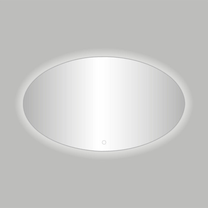Best-Design Divo-80 ovale spiegel incl. led verlichting B=80 x H=60cm