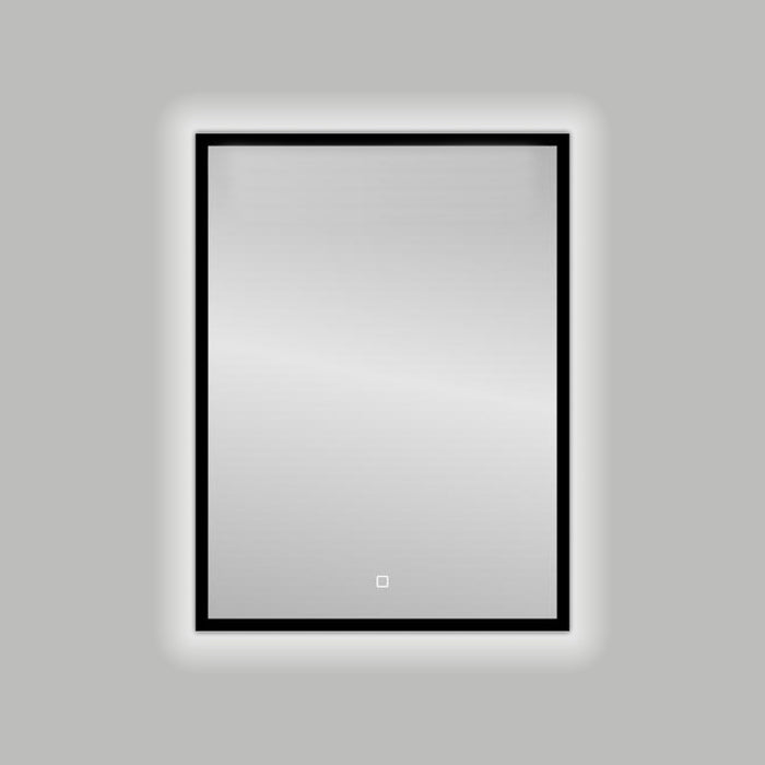Best-Design Nero Black-Solaro LED spiegel B=60 x H=80cm