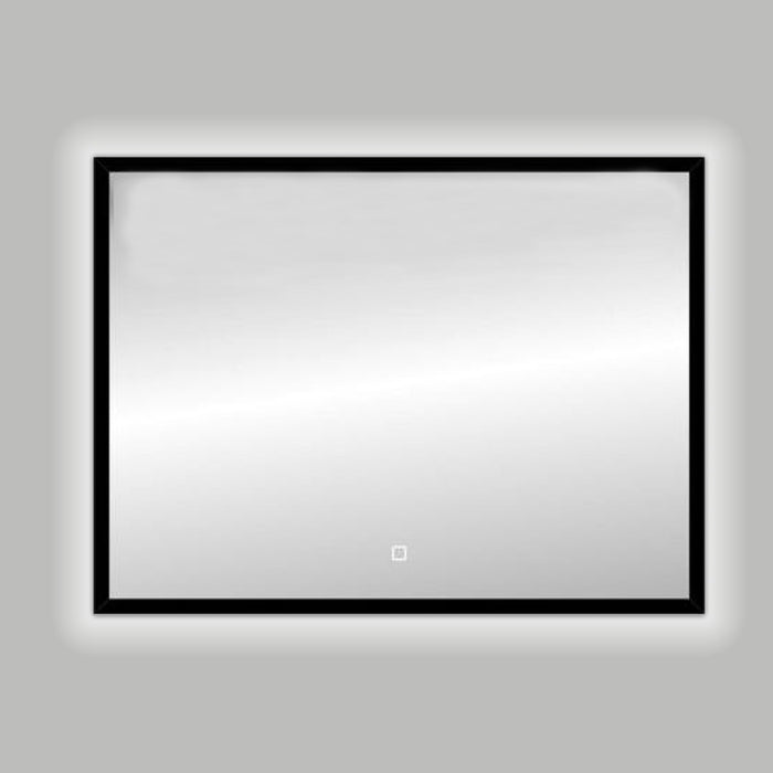 Best-Design Nero Black-Solaro LED spiegel B=80 x H=60cm