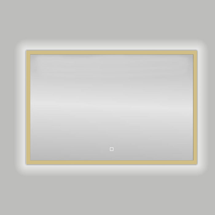 Best-Design Nancy Isola Mat-Goud LED spiegel B=80 x H=60cm