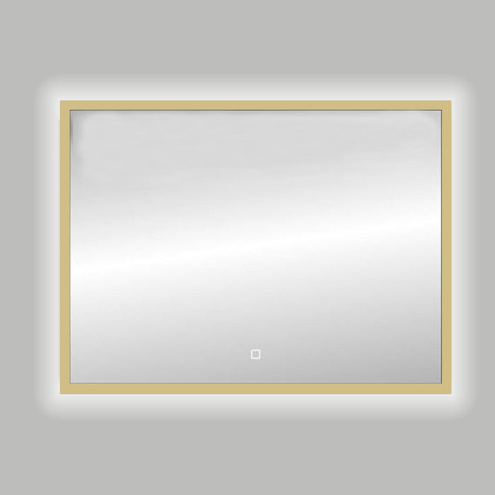 Best-Design Nancy Isola Mat-Goud LED spiegel B=120 x H=80cm