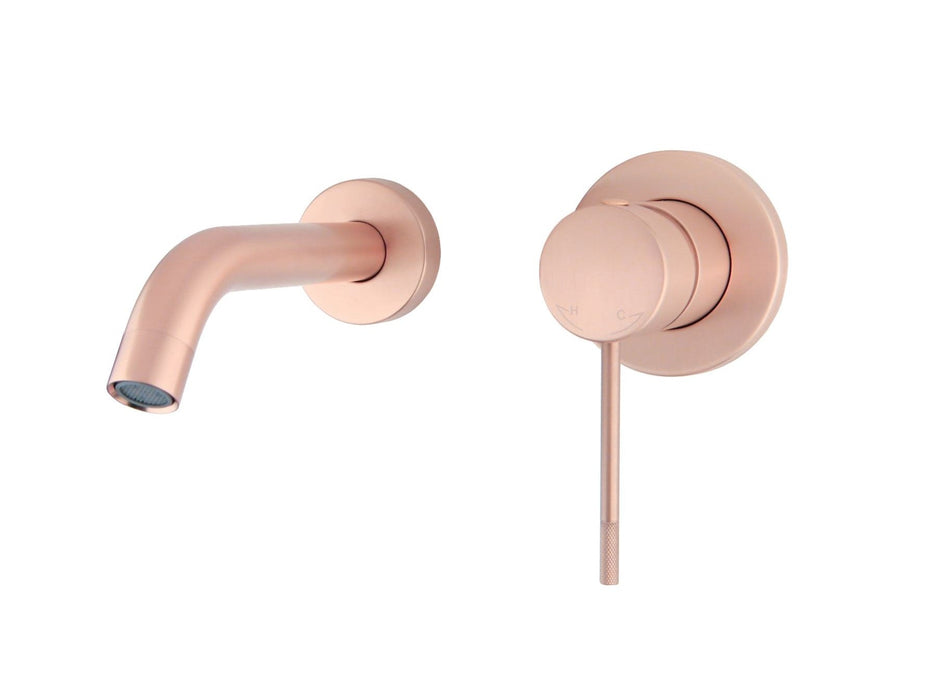 Best-Design Lyon-Decorata inbouw-wandmengkraan uitl=20cm rosé-mat-goud