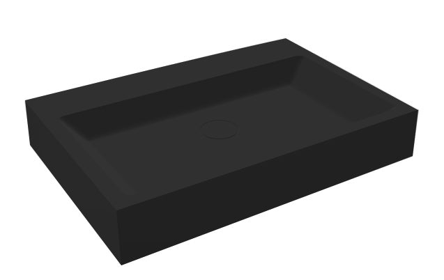 Best-Design Nero-Opera-60 wastafel Just-Solid 60x42x10cm Zwart