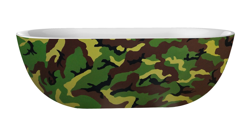 Best-Design Color Camouflage vrijstaand bad 180x86x60cm