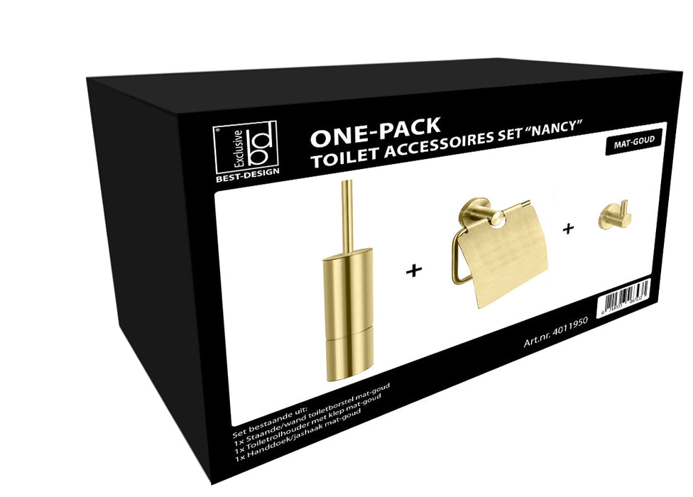 Best-Design One-Pack toilet accessoires set Nancy