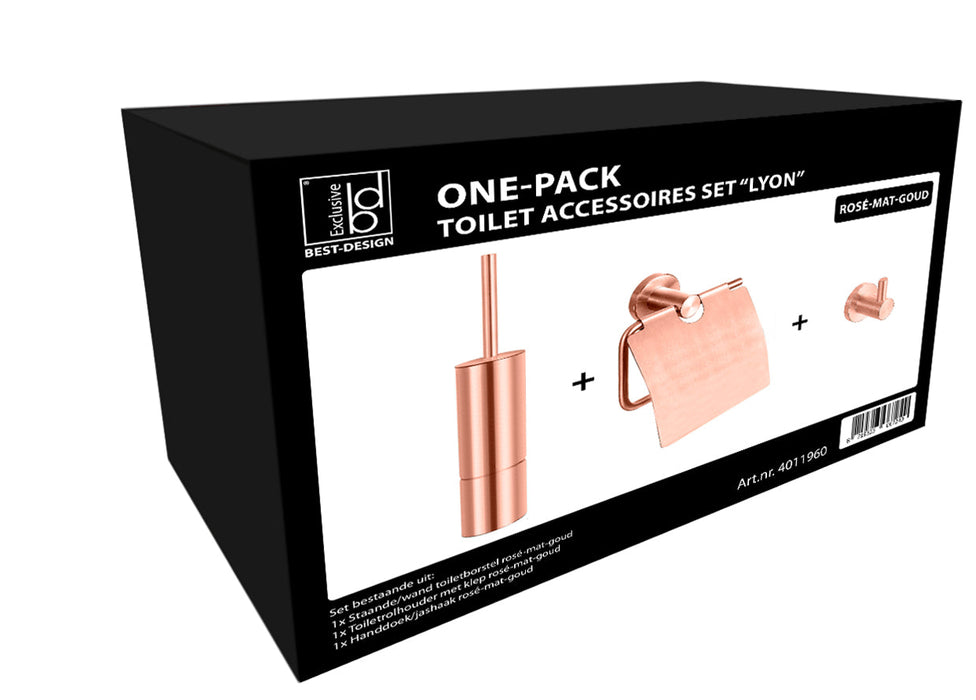 Best-Design One-Pack toilet accessoires set Lyon