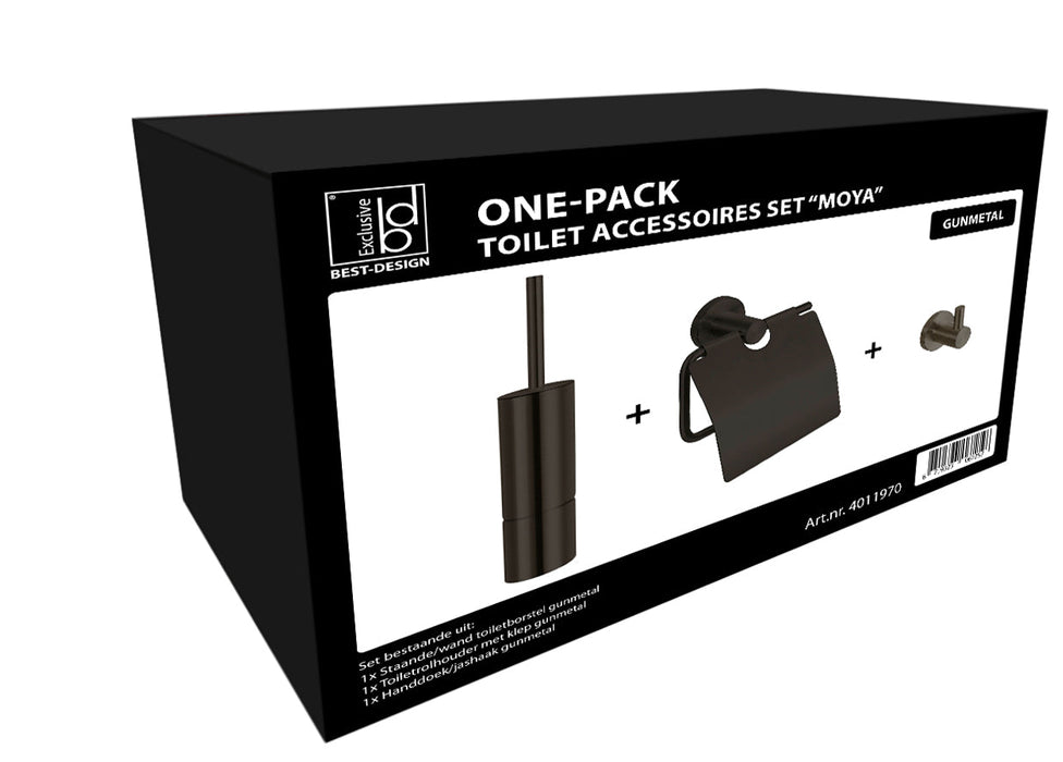 Best-Design One-Pack toilet accessoires set Moya