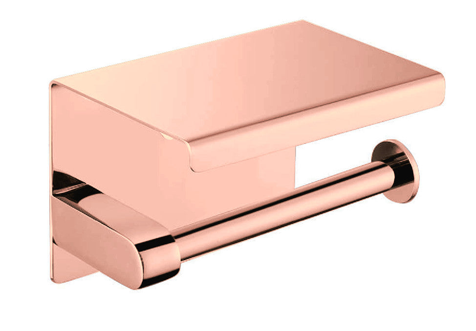 Best-Design Lyon Phone toiletrolhouder rosé-mat-goud