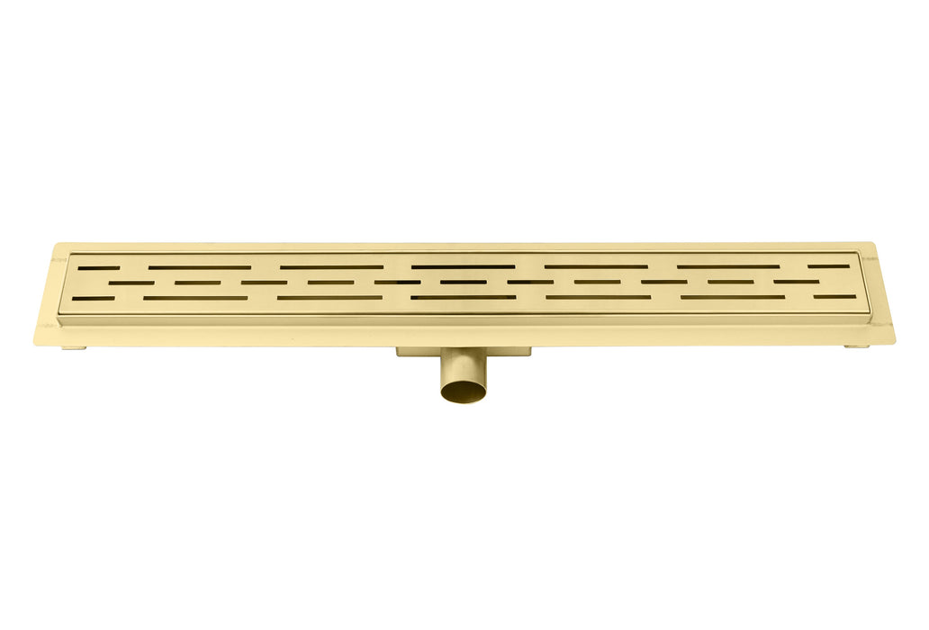 Best-Design Nancy douchegoot met flens 70 cm Mat-Goud