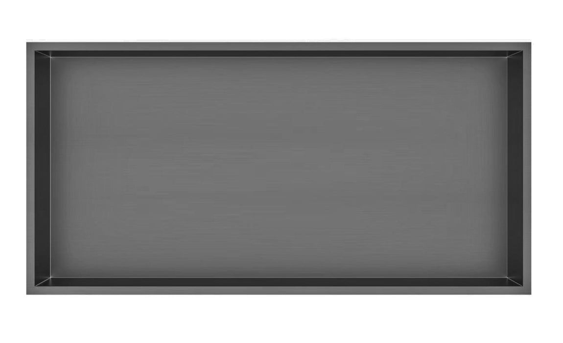 Best-Design Moya Lotus inbouwnis 61x30.5x7 cm Gunmetal