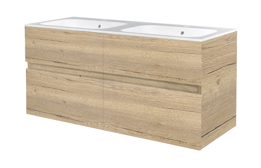 Best-Design Bora-Halifax-Greeploos meubel onderkast 4 laden zonder wastafel 120 cm