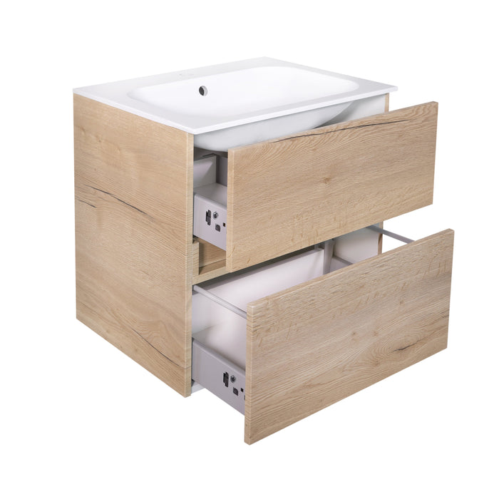 Best-Design Splash-Halifax-Greeploos meubel onderkast 2 laden zonder wastafel 60cm