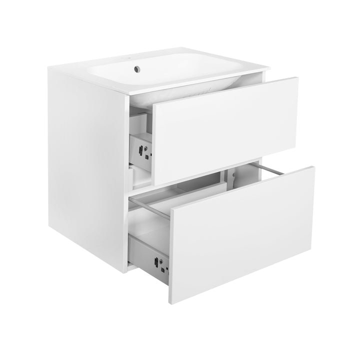 Best-Design Splash-Wit-Greeploos meubel onderkast 2 laden zonder wastafel 60cm