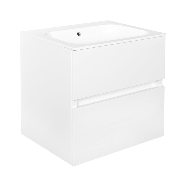 Best-Design Splash-Wit-Greeploos meubel onderkast 2 laden zonder wastafel 60cm
