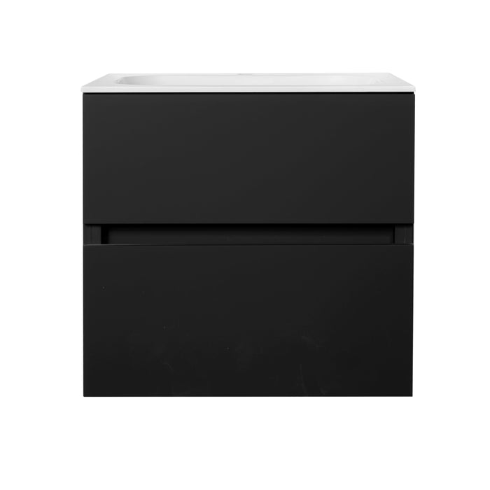 Best-Design Splash-Black-Greeploos meubel onderkast 2 laden zonder wastafel 60cm