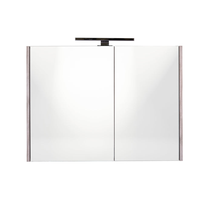 Best-Design Happy-Grey MDF spiegelkast + verlichting 80x60cm