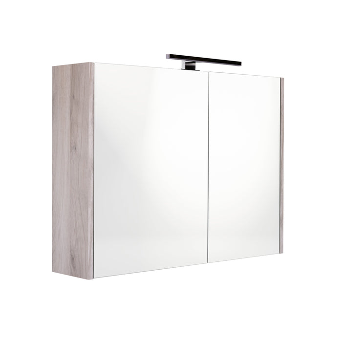 Best-Design Happy-Grey MDF spiegelkast + verlichting 100x60cm