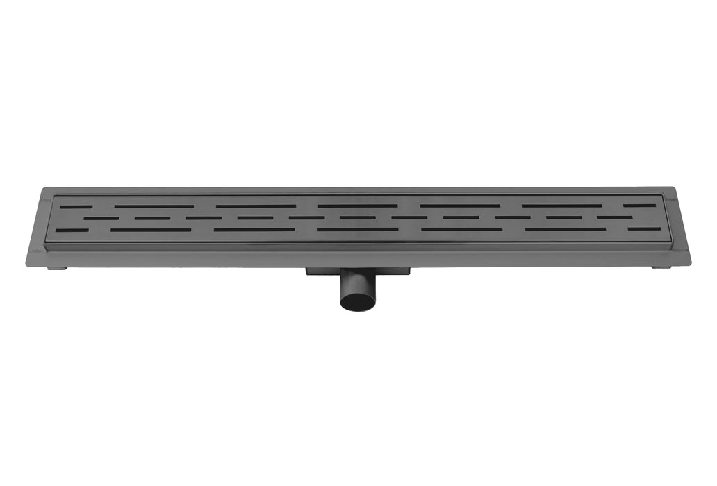 Best-Design Moya douchegoot met flens 90 cm Gunmetal
