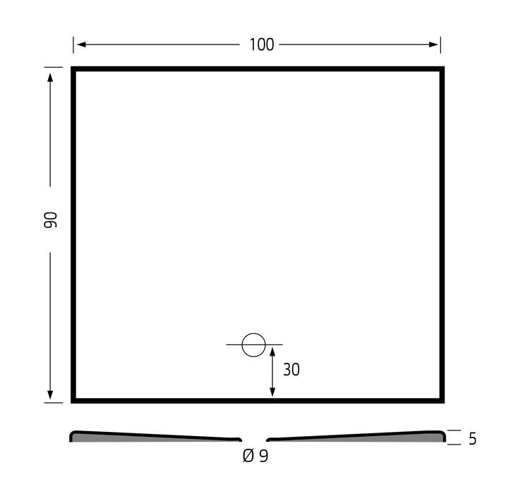 Flat Plus  100x90  pergamon