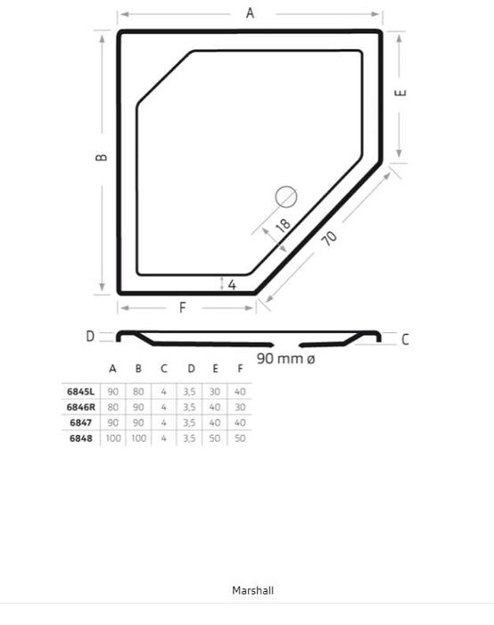 Marshall Links  90x80  cement