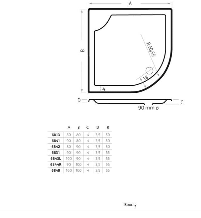 Bounty  100x100 - R55 cement