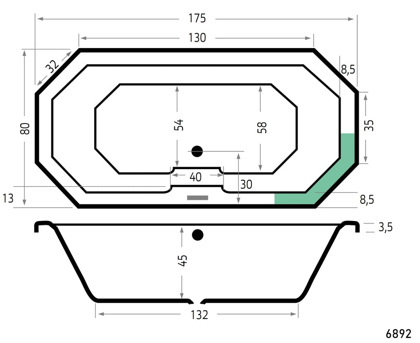 Sumba  175x80  bahama