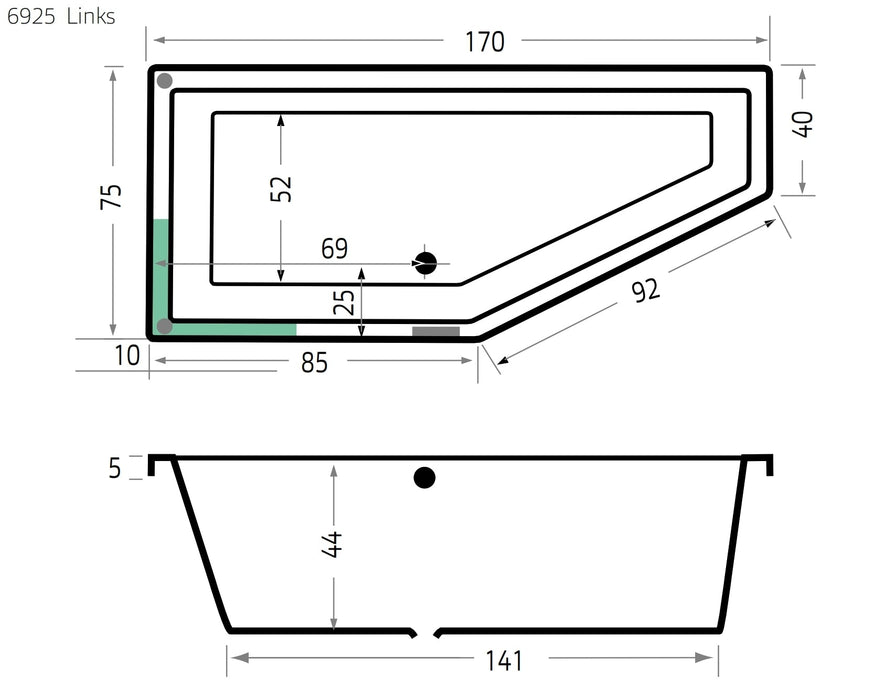 Society Compact Links  170x75  cement