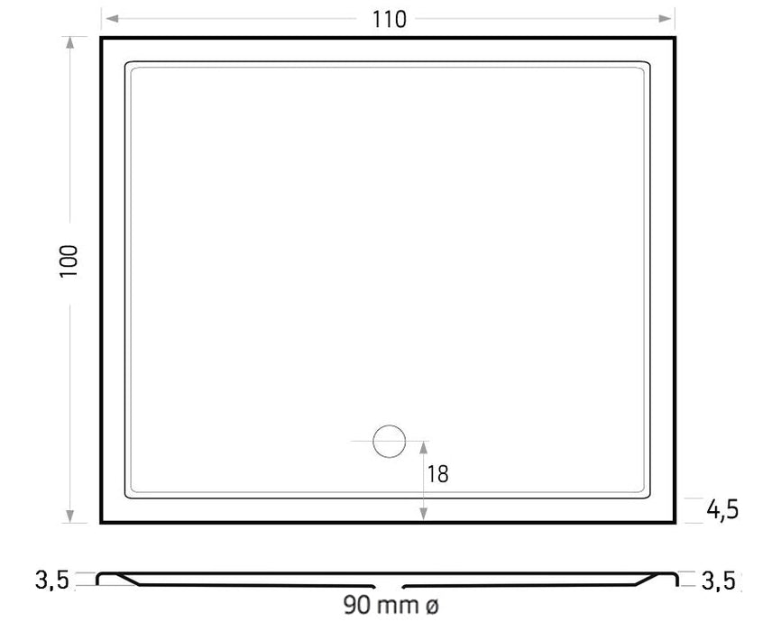 Mariana  110x90  wit