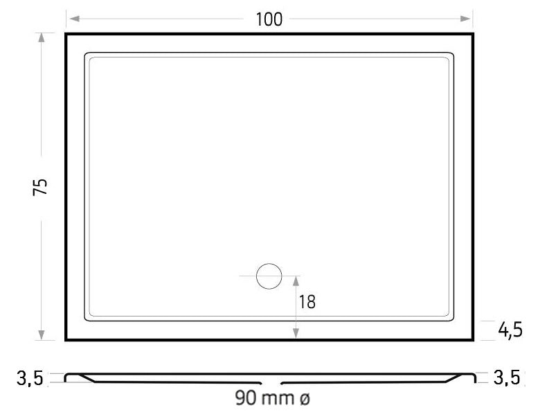 Mariana  100x75  wit