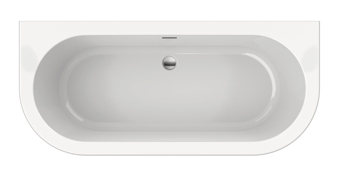 Charley  180x79 Bicolor wit/cement incl. 7006 badvulcombi wit glans