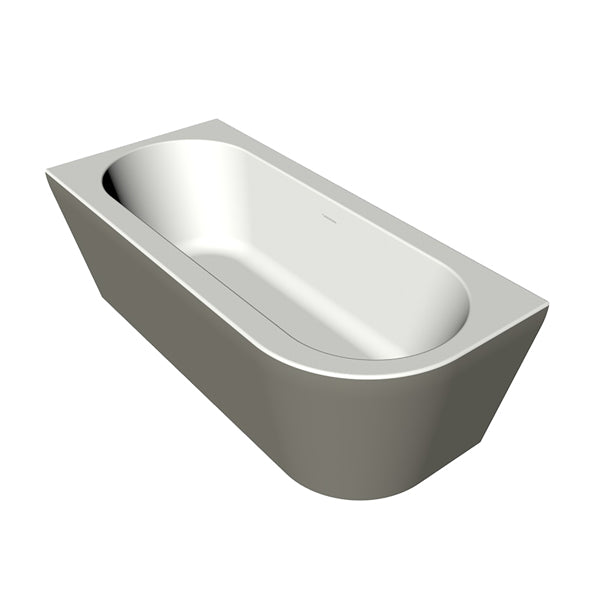 Charley Links  180x80 Bicolor edelweiss/cement incl. 7006 badvulcombi goud geborsteld