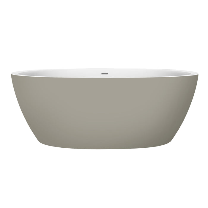 Sio Solid Surface 180x90x66 in RAL7044 zijdegrijs