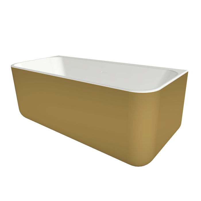 Guido Solid Surface bad  160x71x62 Bicolor Wit/Goud