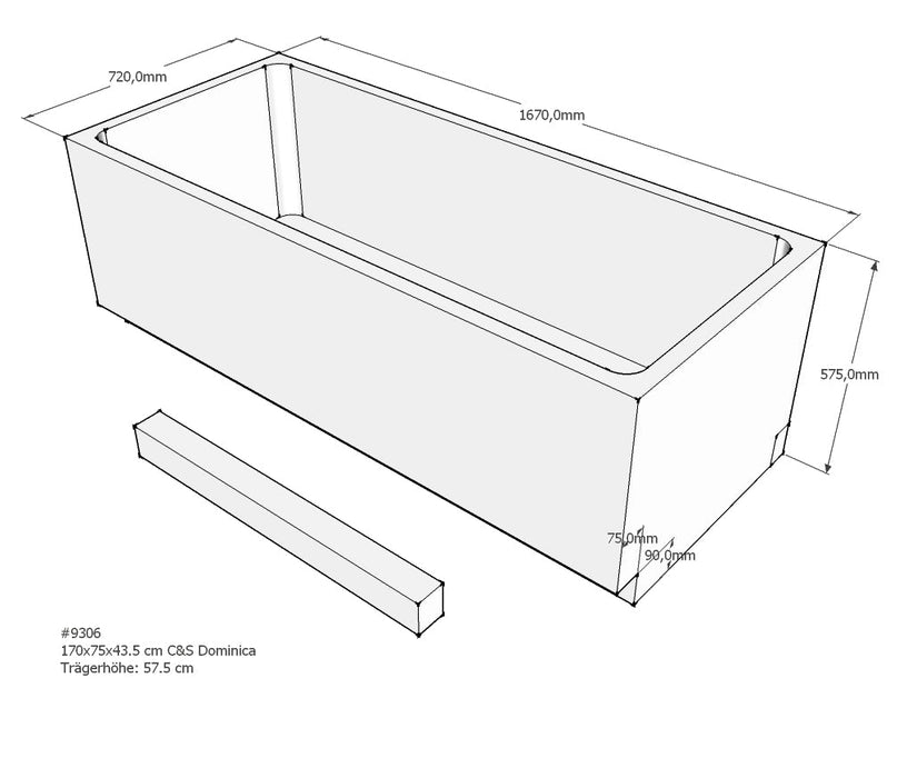 PS Baddrager, Dominica  170x75x57,5