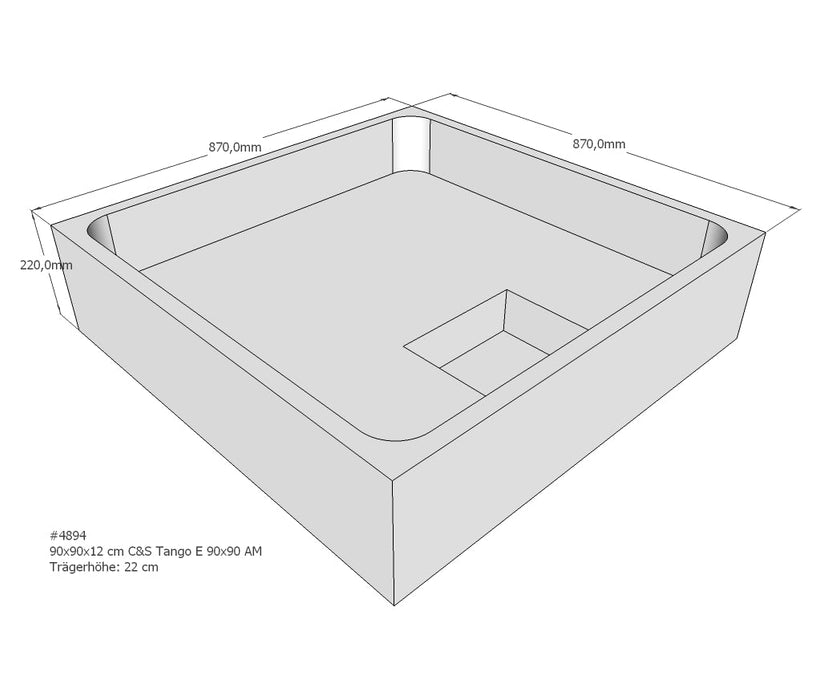 PS Douchebakdrager, Society DB  90x90x22