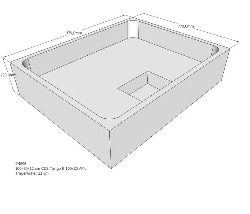 PS Douchebakdrager, Society DB  100x80x22