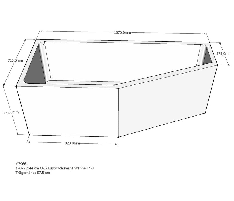 PS Baddrager, Society/Lagoon Compact Links  170x75x57,5