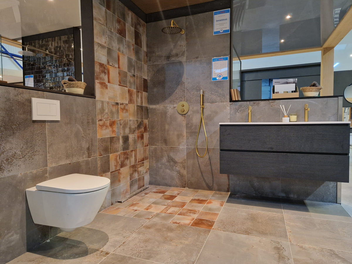 Complete badkamer Marmerlook — Sani Tegel XL