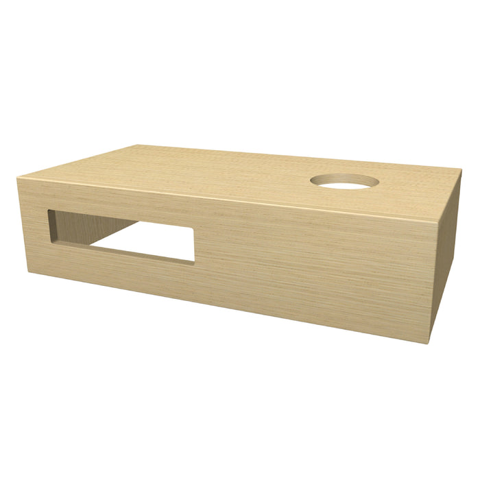 One Fonteinblad 40x10x21 Natural Oak glad