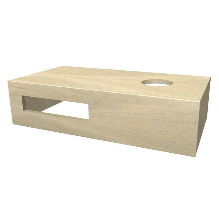 One Fonteinblad 40x10x21 White oak glad