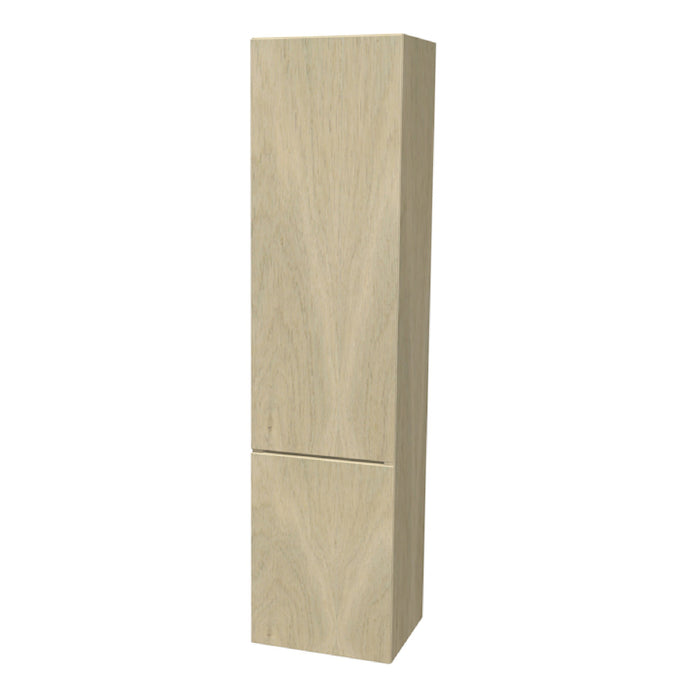 One Hoge kast rechts, zonder stolwanden en topblad 165x40x35 White oak glad