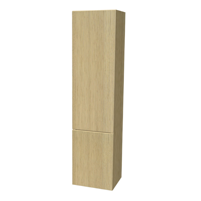 One Hoge kast links, zonder stolwanden en topblad 165x40x35 Natural Oak geborsteld