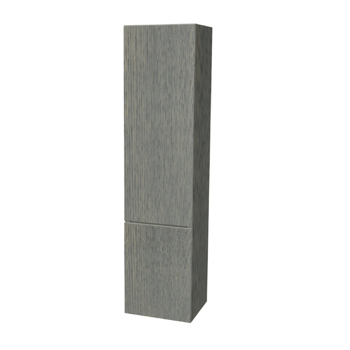 One Hoge kast links, zonder stolwanden en topblad 165x40x35 Elephant grey geborsteld