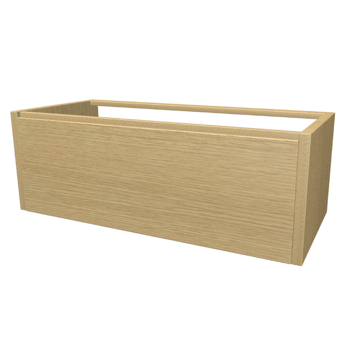 One Onderkast met 1 lade 104 incl. stolwanden zonder topblad Blank Oak glad